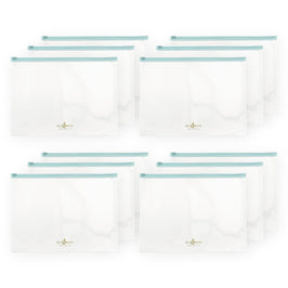 Blue Zip 'n' Keep Pouches Bundle (12 pcs)
