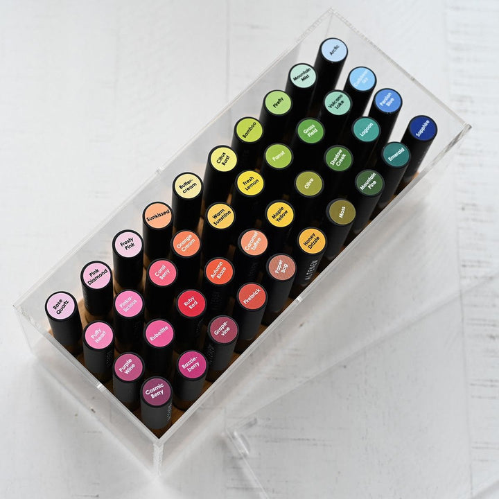 Crafter’s Showcase: 40 Mini Blending Brushes & Storage Bundle