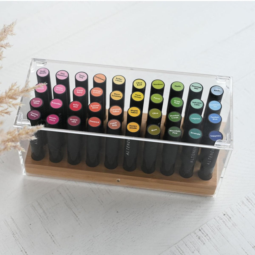 Crafter’s Showcase: 40 Mini Blending Brushes & Storage Bundle