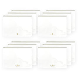 Gray Zip 'n' Keep Pouches Bundle (12 pcs)