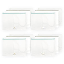 Zip 'n' Keep Pouches Bundle (12 pcs, 3 Assorted Colors)