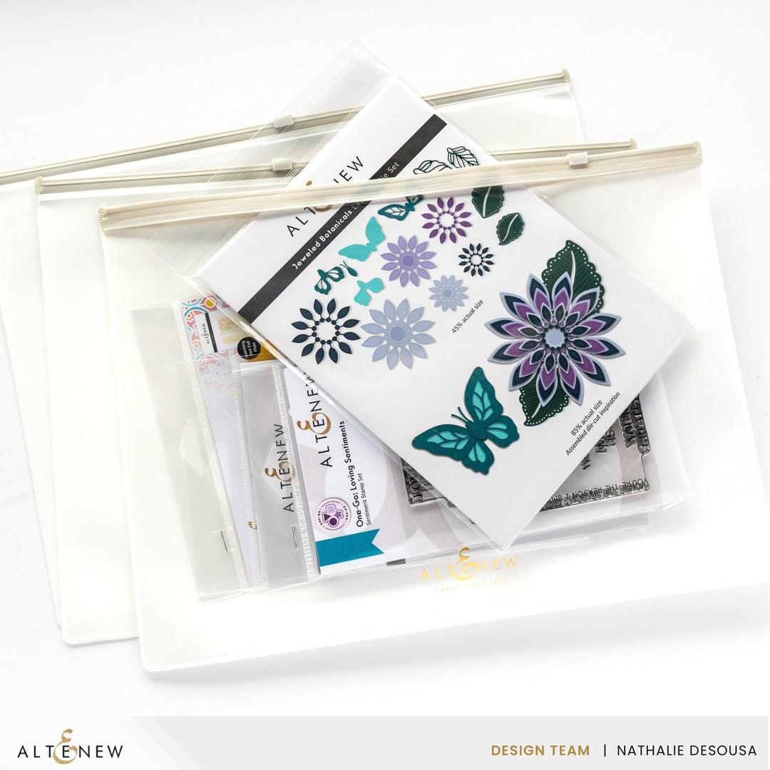 Zip 'n' Keep Pouches Bundle (12 pcs, 3 Assorted Colors)