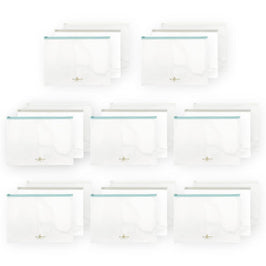 Zip 'n' Keep Pouches Bundle (24 pcs, 3 Assorted Colors)