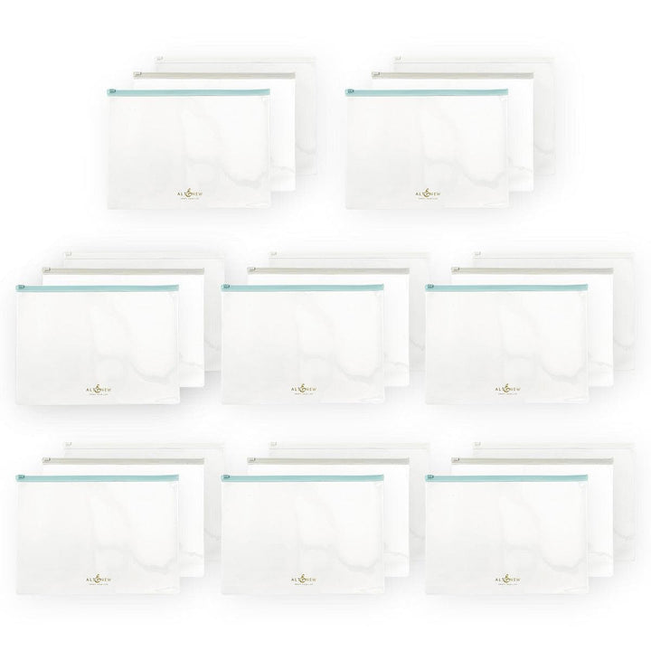 Zip 'n' Keep Pouches Bundle (24 pcs, 3 Assorted Colors)