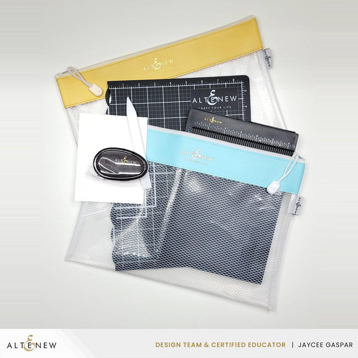 Zip 'n' Stash Pouches Bundle (9 pcs, 3 Assorted Colors)
