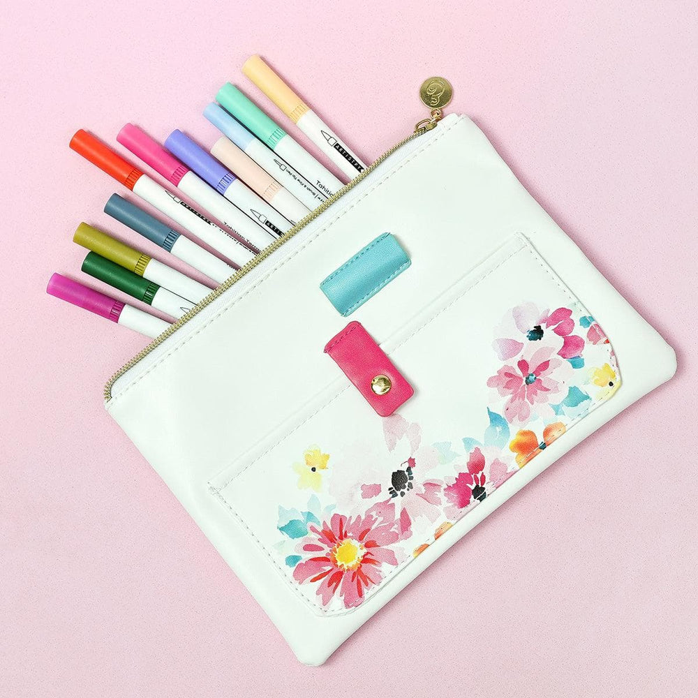 Dreaming in Watercolor Pocket Zipper Pouch (235mm x 165mm)