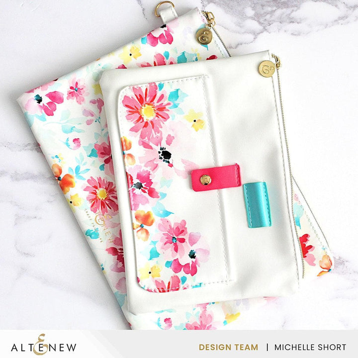 Dreaming in Watercolor Pocket Zipper Pouch (235mm x 165mm)