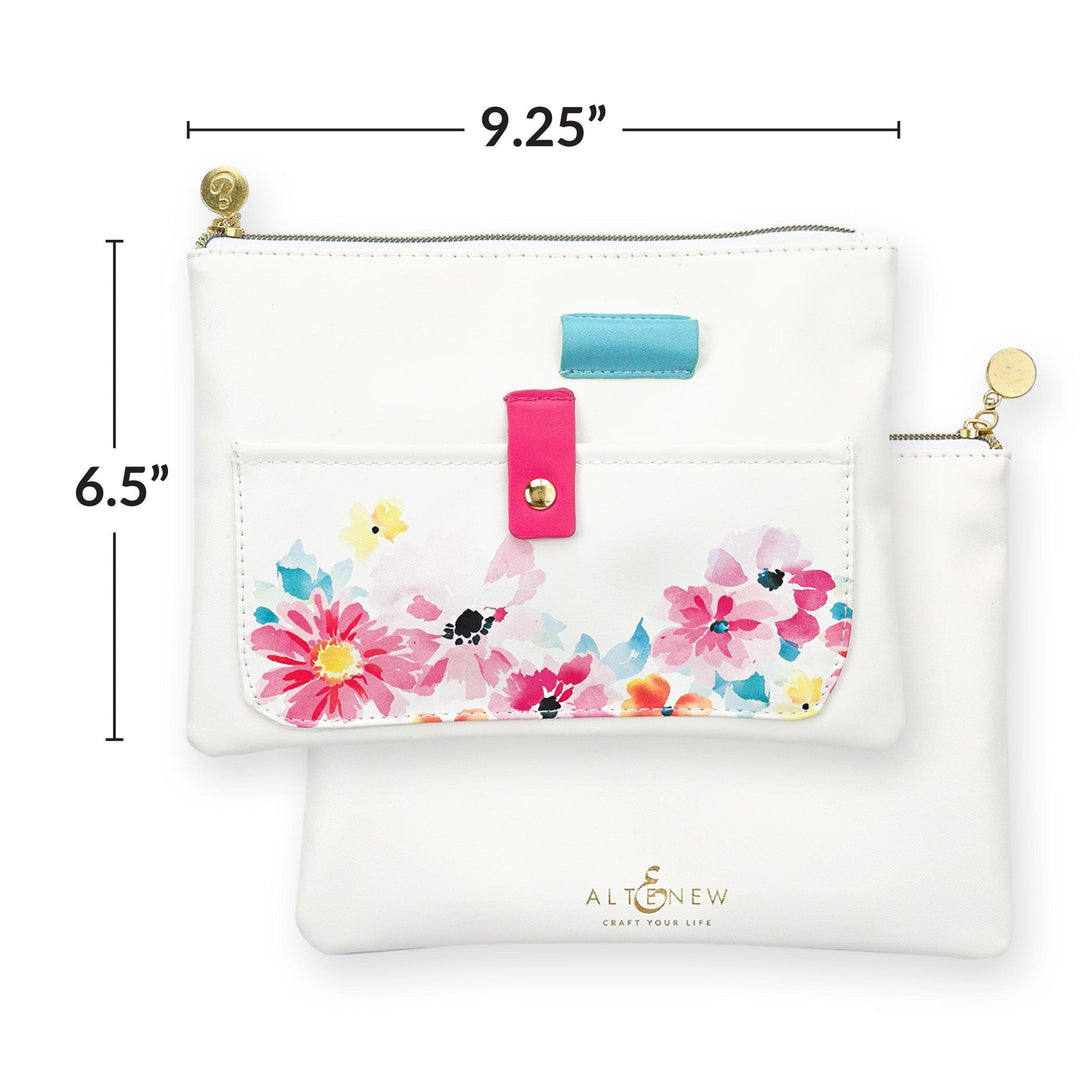 Dreaming in Watercolor Pocket Zipper Pouch (235mm x 165mm)