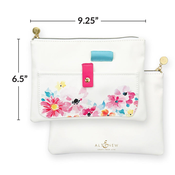 Dreaming in Watercolor Pocket Zipper Pouch (235mm x 165mm)