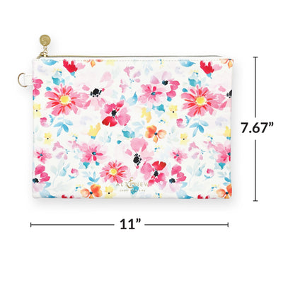 Dreaming in Watercolor Zipper Pouch (280mm x 195mm)