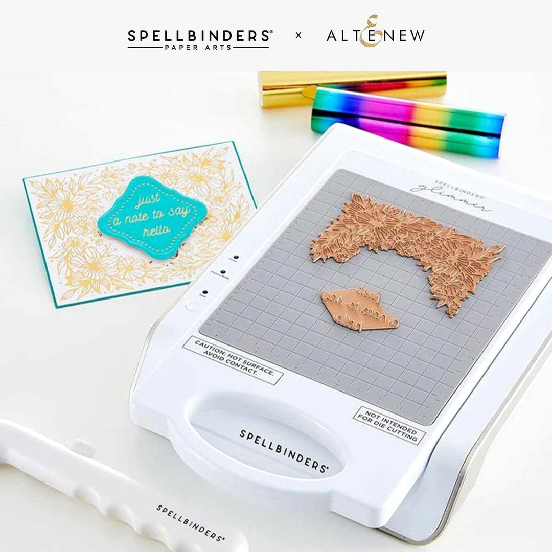 Spellbinders glimmer hot foil system selling with extras!