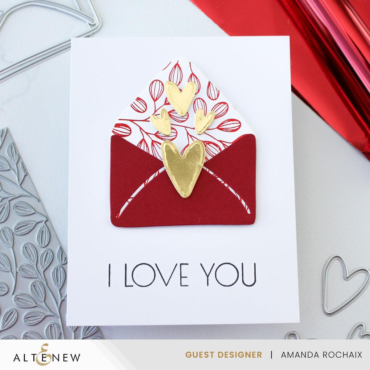 Hot Foil Roll - Berry Red (Mirror) | Altenew