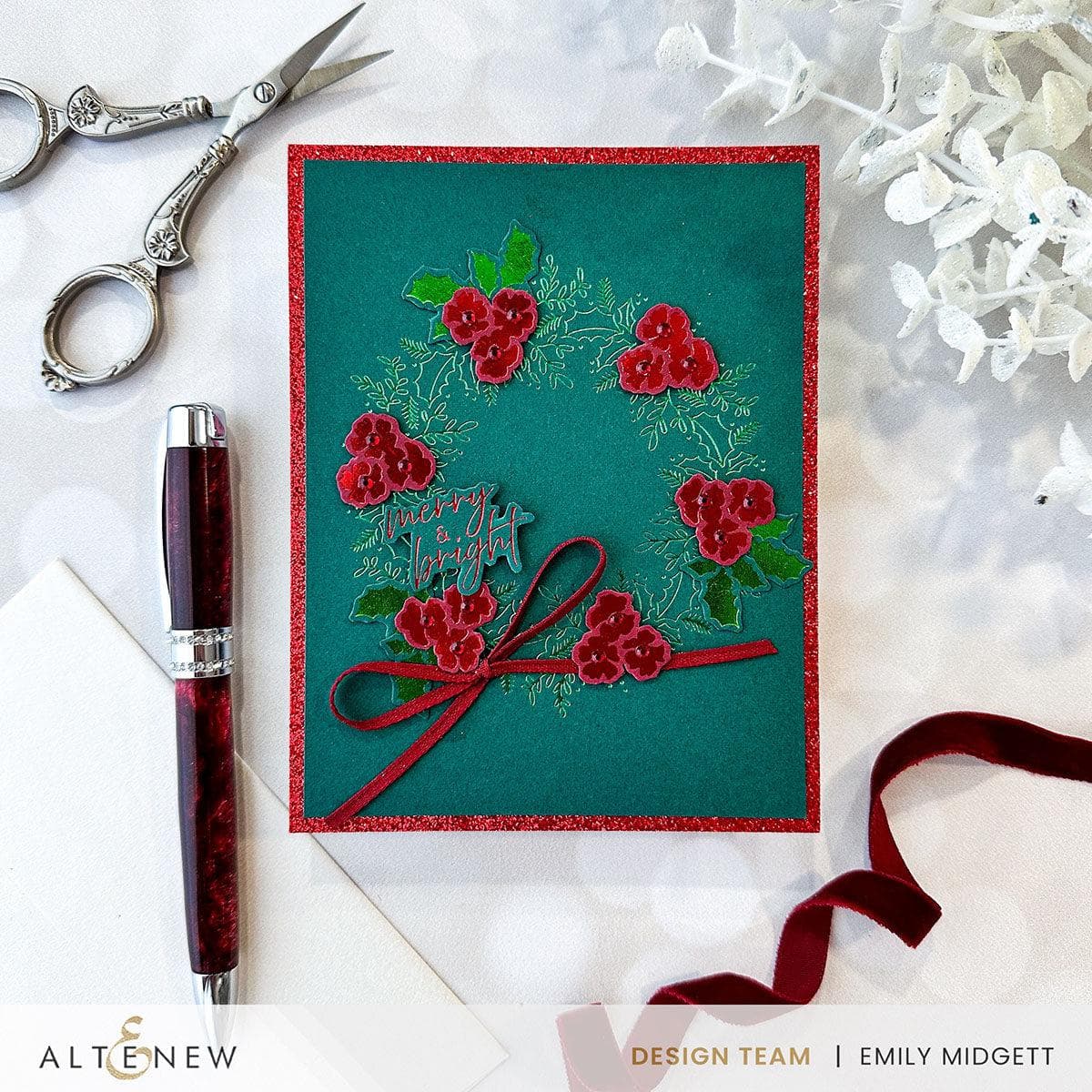 Lexi,Livewire Cold Foil 1枚 Hot Foil Roll - Emerald Green (Mirror) | Altenew