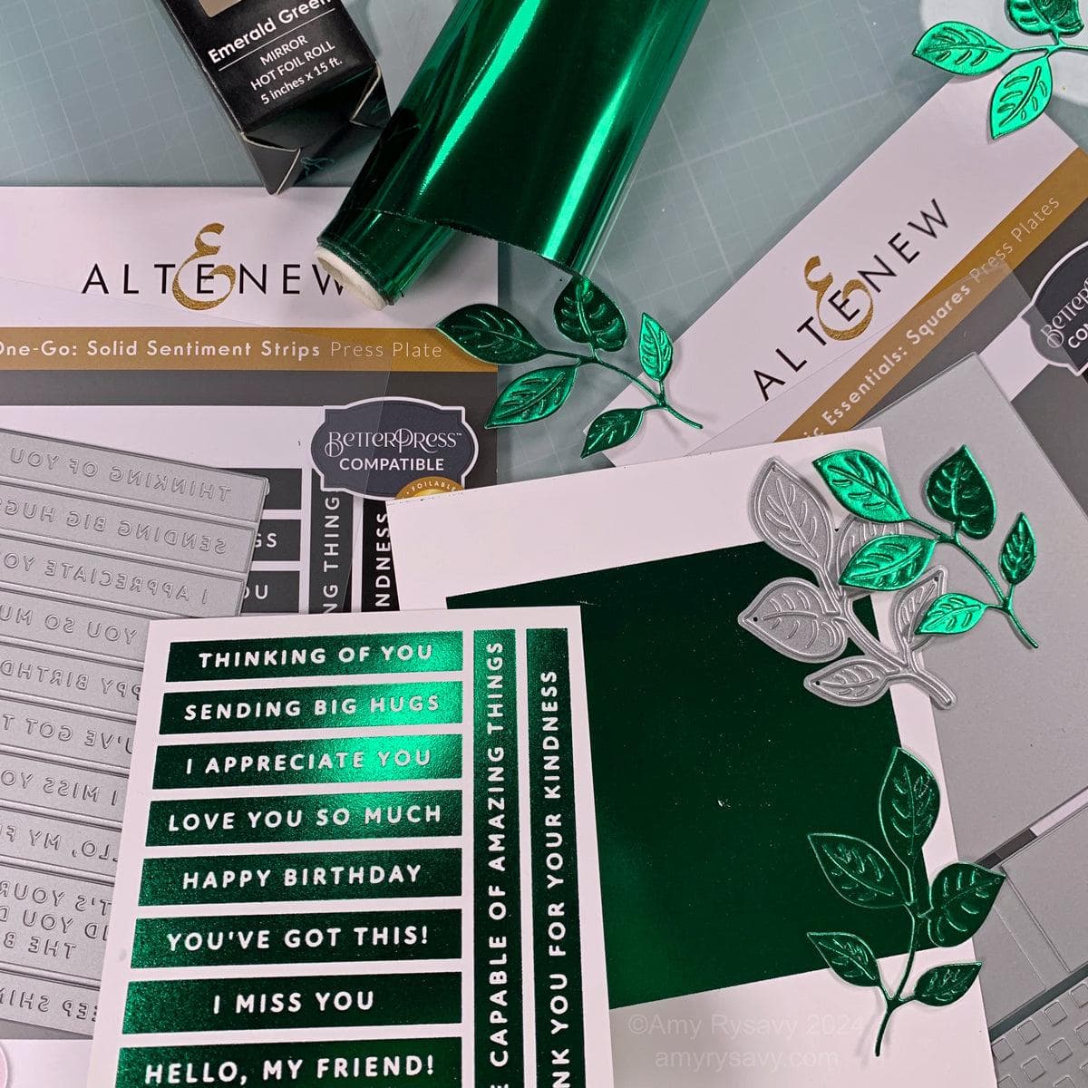 Hot Foil Roll - Emerald Green (Mirror) | Altenew