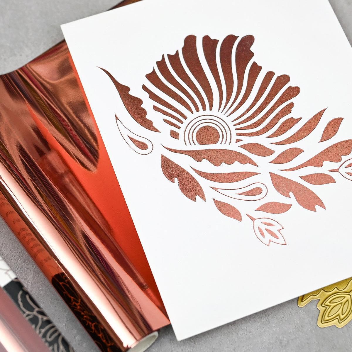 Hot Foil Roll - Peony Gold (Mirror)