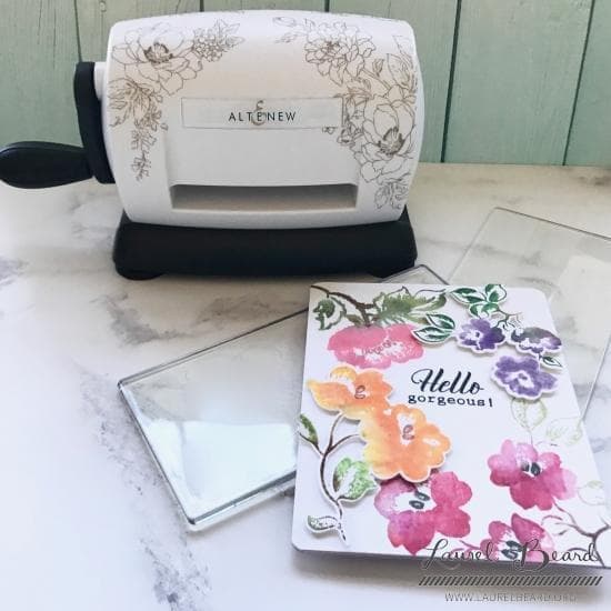 Mini Die Cutting Machine & Gradient Cardstock Bundle