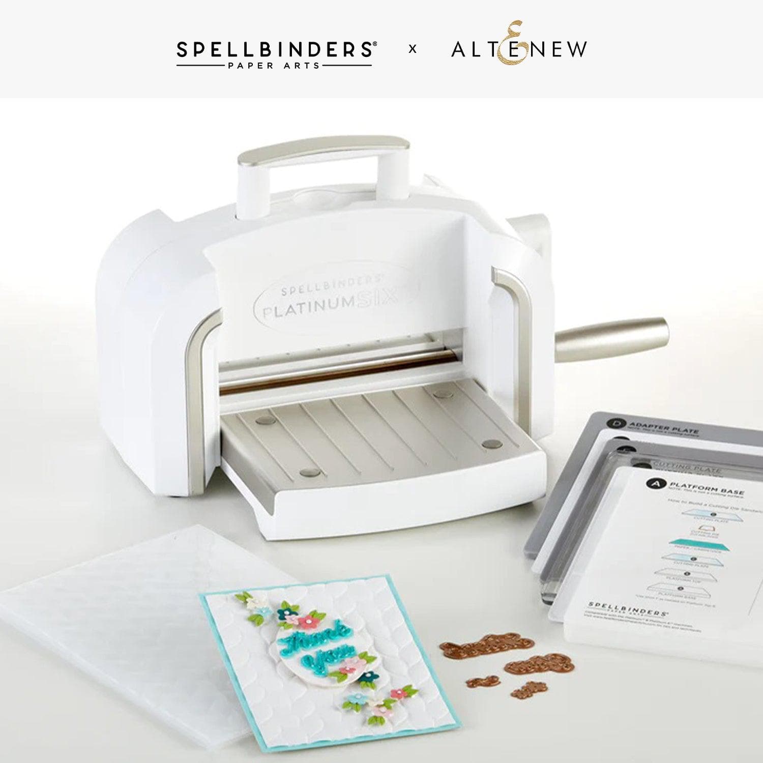 Spellbinders New & Improved Platinum 6 Machine with Universal Plate System  - Lisa Horton Crafts