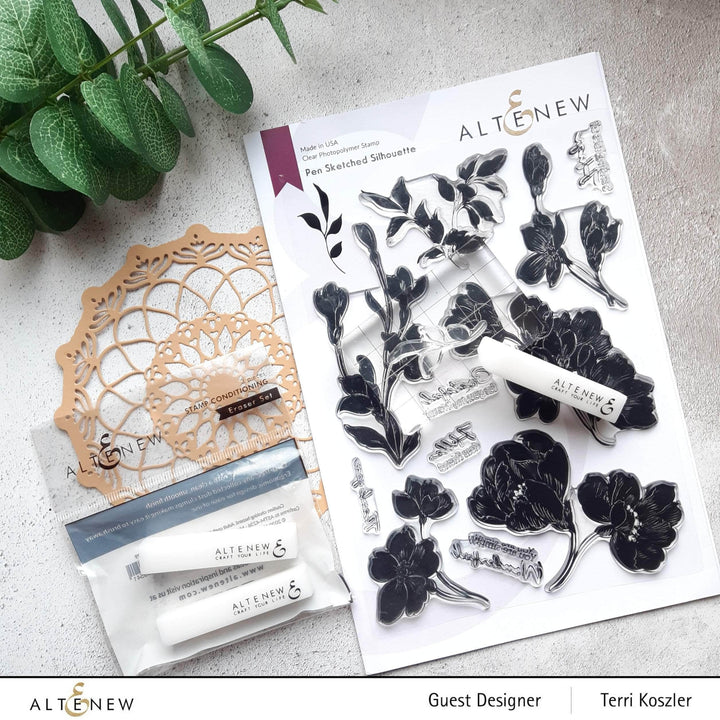 HWARANG RUBBER Tools Stamp Conditioning Eraser Set