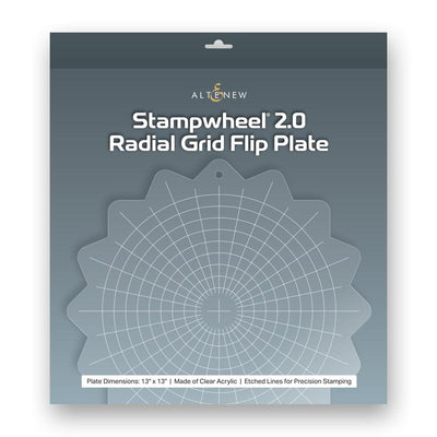 Stampwheel 2.0 - Radial Grid Flip Plate
