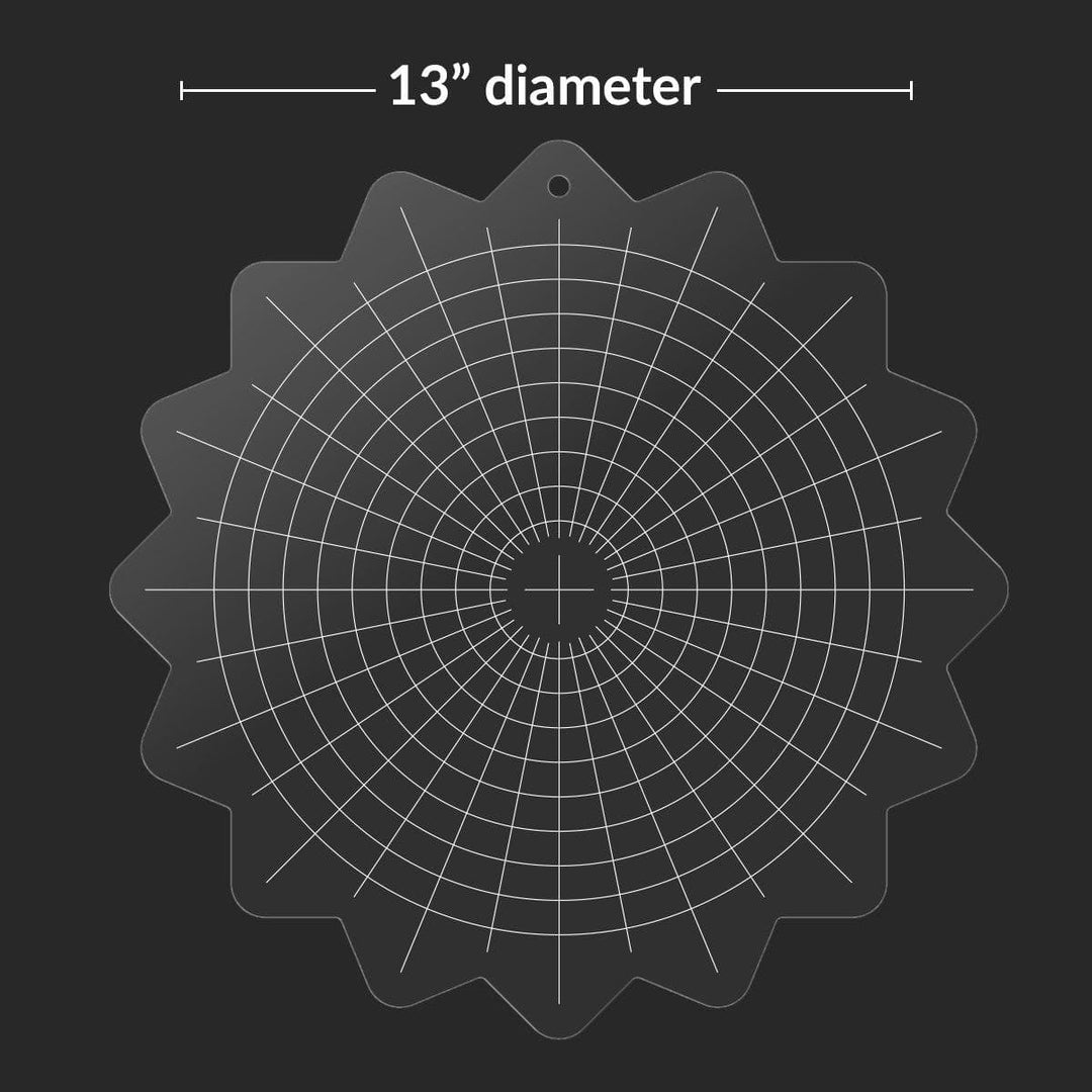 Stampwheel 2.0 - Radial Grid Flip Plate