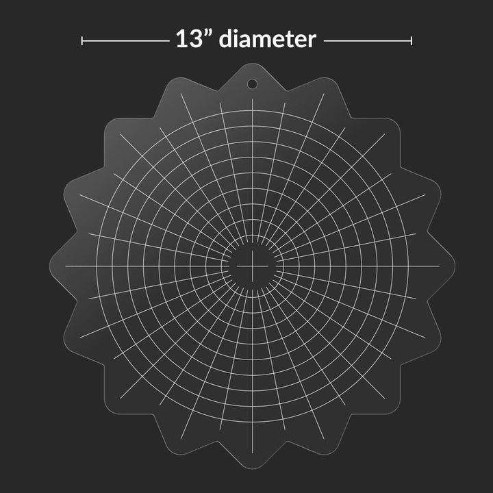 Stampwheel 2.0 - Radial Grid Flip Plate