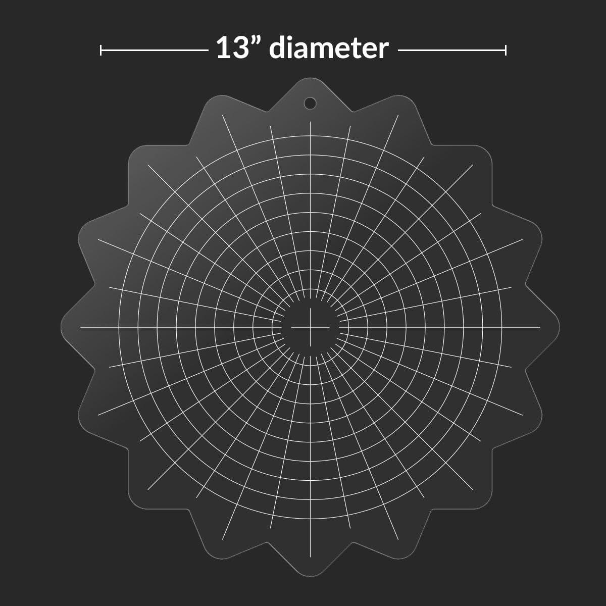 Stampwheel 2.0 - Radial Grid Flip Plate