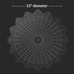 Stampwheel 2.0 - Radial Grid Flip Plate