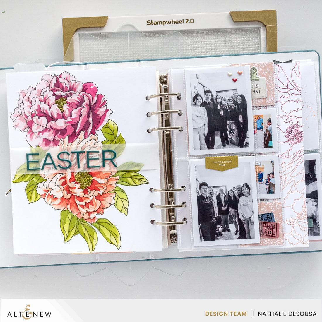 Stampwheel 2.0 - Radial Grid Flip Plate