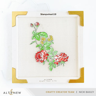 Stampwheel 2.0 - Radial Grid Flip Plate