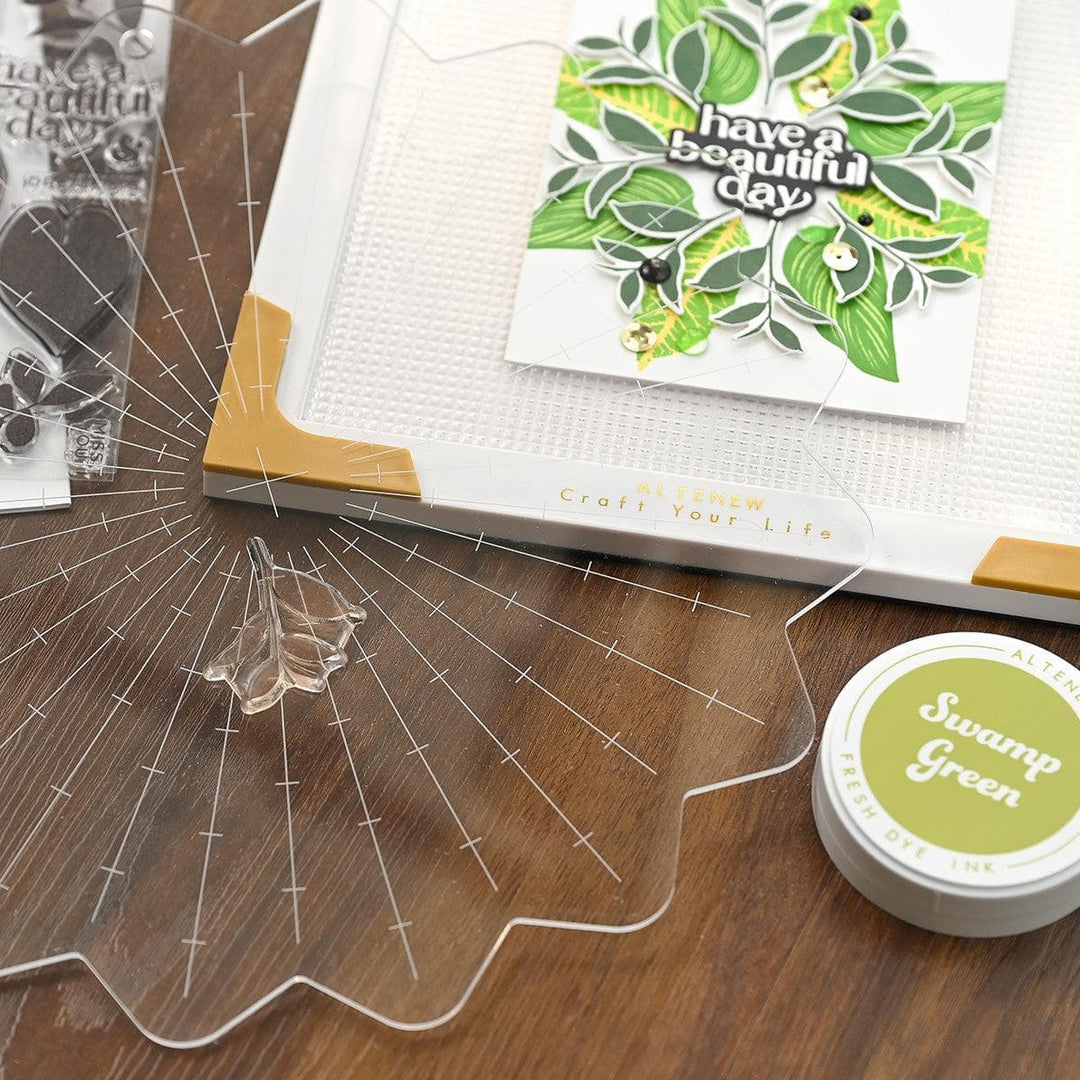 Stampwheel - Radial Grid Flip Plate