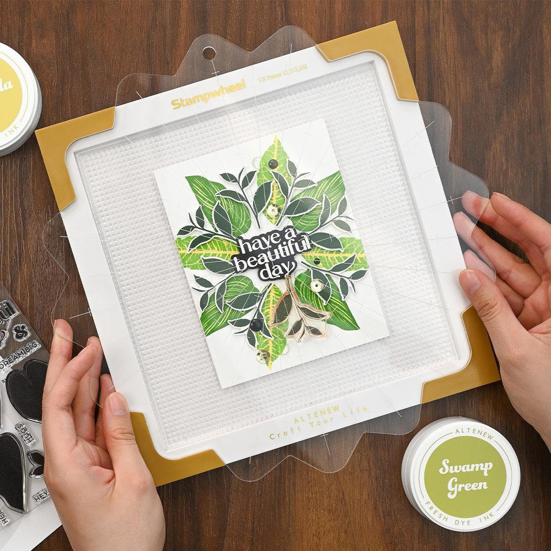 Stampwheel - Radial Grid Flip Plate