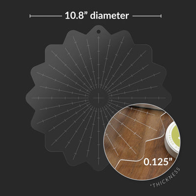 Stampwheel - Radial Grid Flip Plate