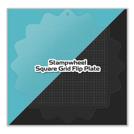 Stampwheel - Square Grid Flip Plate