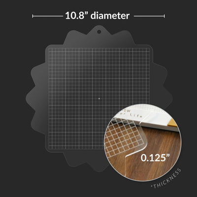 Stampwheel - Square Grid Flip Plate