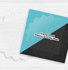 Stampwheel - Square Grid Flip Plate