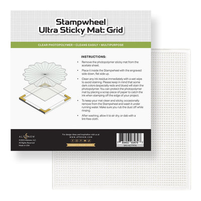 Photocentric Clear Stamps Stampwheel - Ultra Sticky Mat: Grid