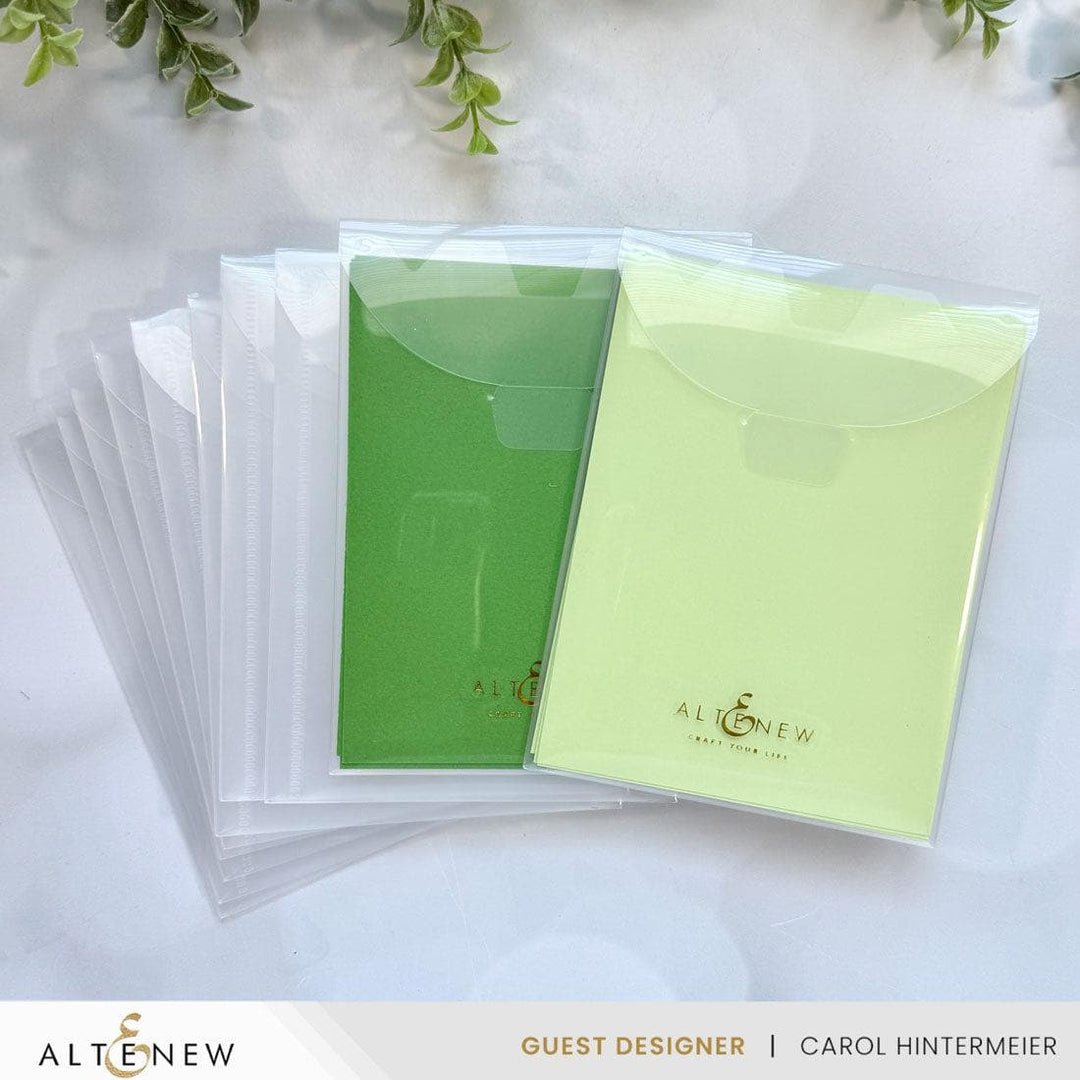 Storage Pockets: 4.5" x 6" (10 pieces/set)