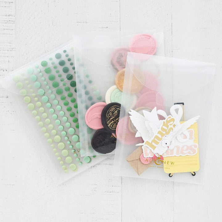 Storage Pockets: 4.5" x 6" (10 pieces/set)