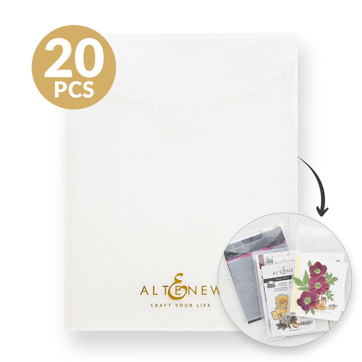 Storage Pockets: 6.5" x 8.5" (20 pieces/set)