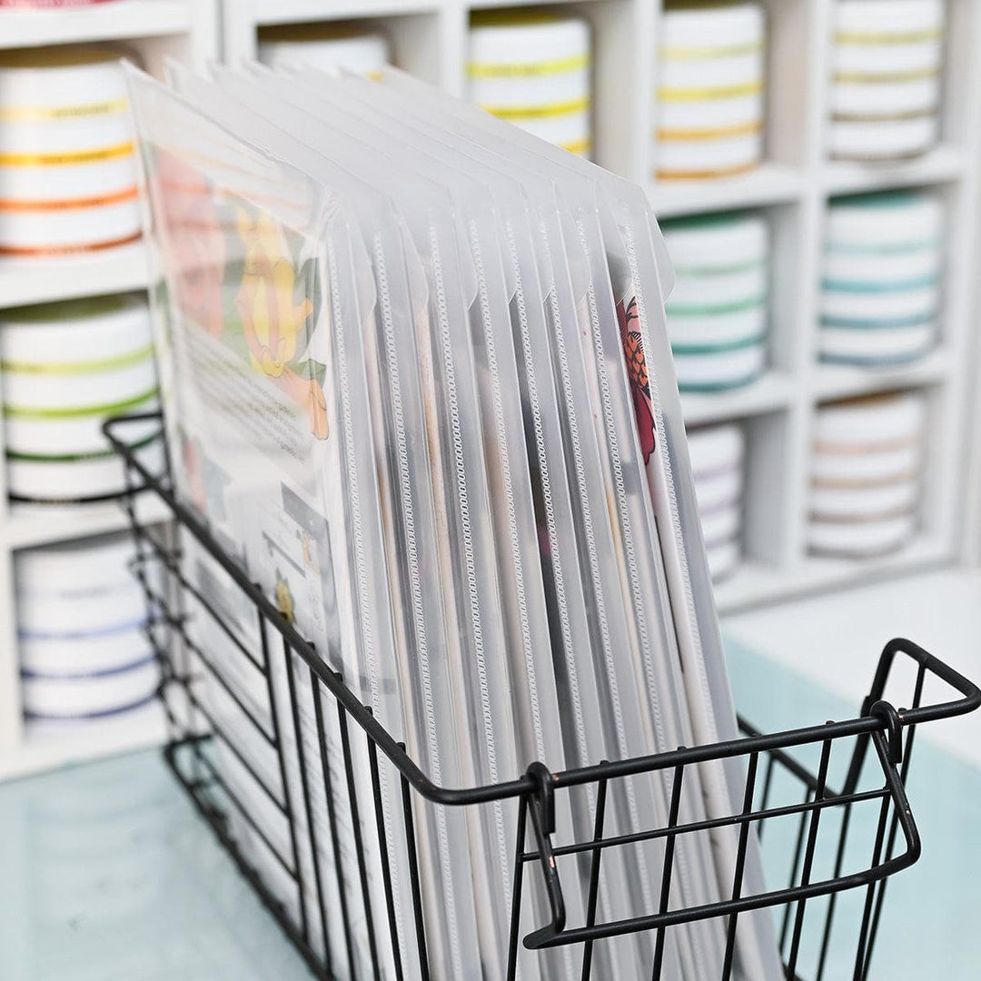 Storage Pockets: 7.5" x 10.75" (20 pieces/set)