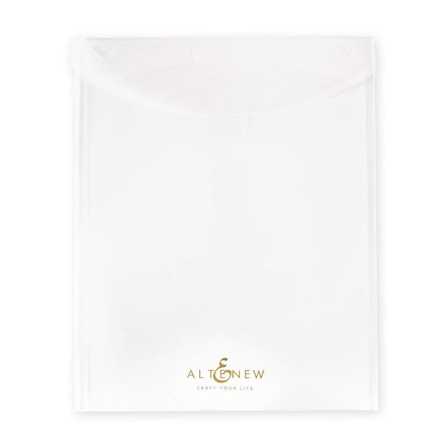 Set of 10 Altenew storage pockets measuring 9 x 11.5 inches, ideal for organizing tools and craft supplies.