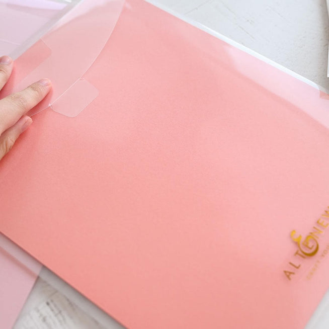 Set of 10 Altenew storage pockets measuring 9x11.5 inches, ideal for organizing tools and craft supplies.