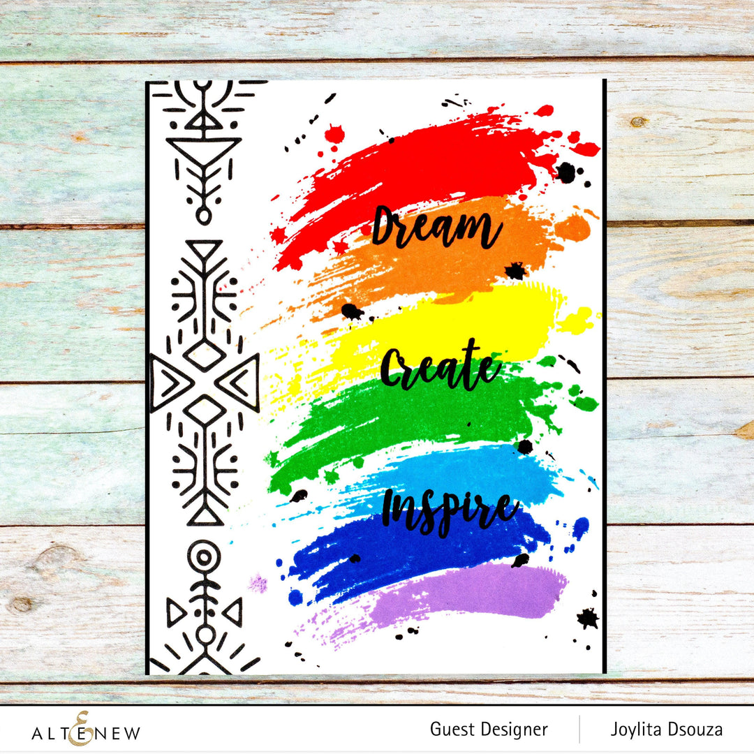 XF Tape Washi Tapes Aztec Art Border Washi Tape