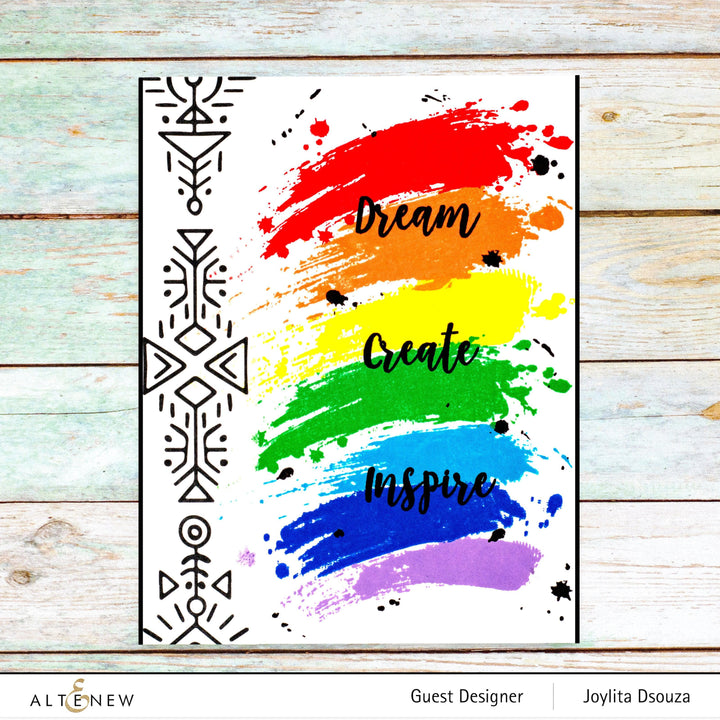 XF Tape Washi Tapes Aztec Art Border Washi Tape