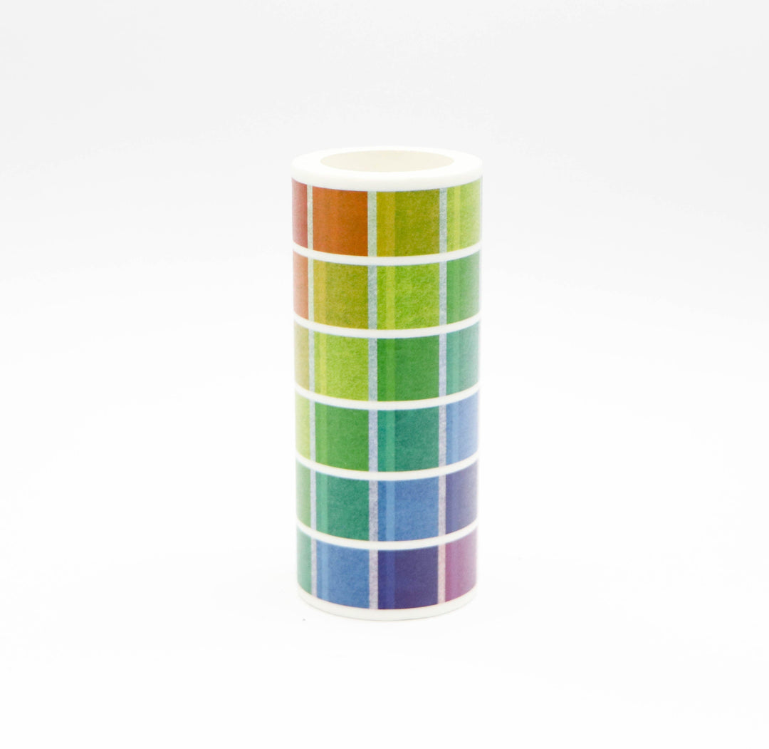 XF Tape Washi Tapes Geo Rainbow Wide Washi Tape