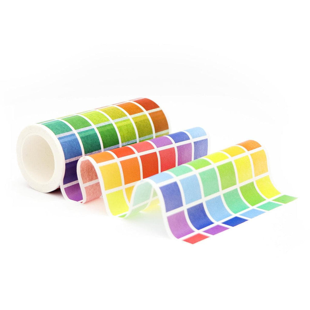 Foil Washi Tape Rainbow Multi-coloured Metallic 