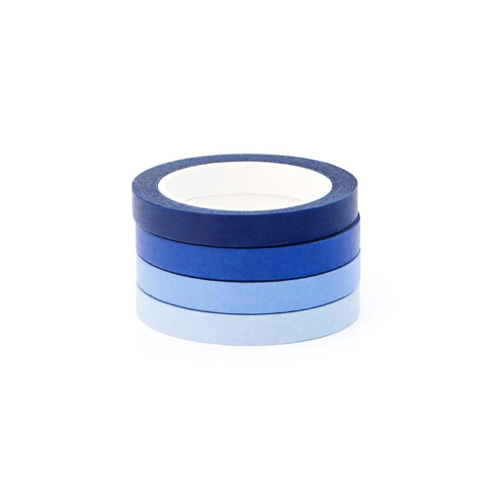 XF Tape Washi Tapes Lapis Lazuli Slim Washi Tape Set
