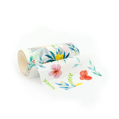 XF Tape Washi Tapes Painted Orchids Wide Washi Tape