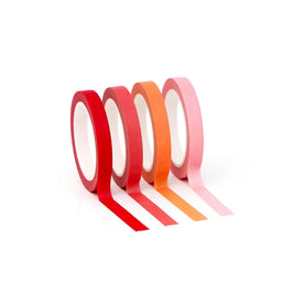 XF Tape Washi Tapes Red Sunset Slim Washi Tape Set