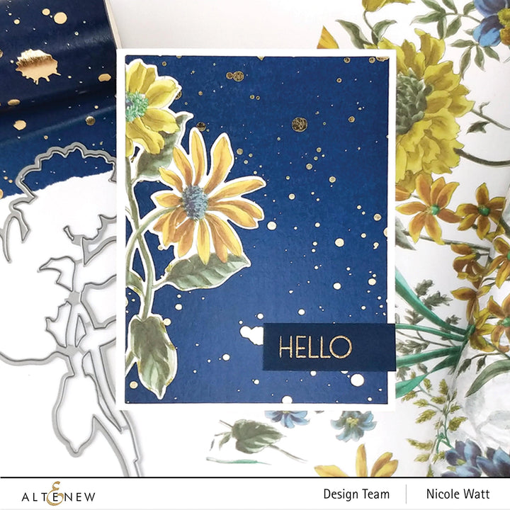 XF Tape Washi Tapes Wild Flora Wide Washi Tape